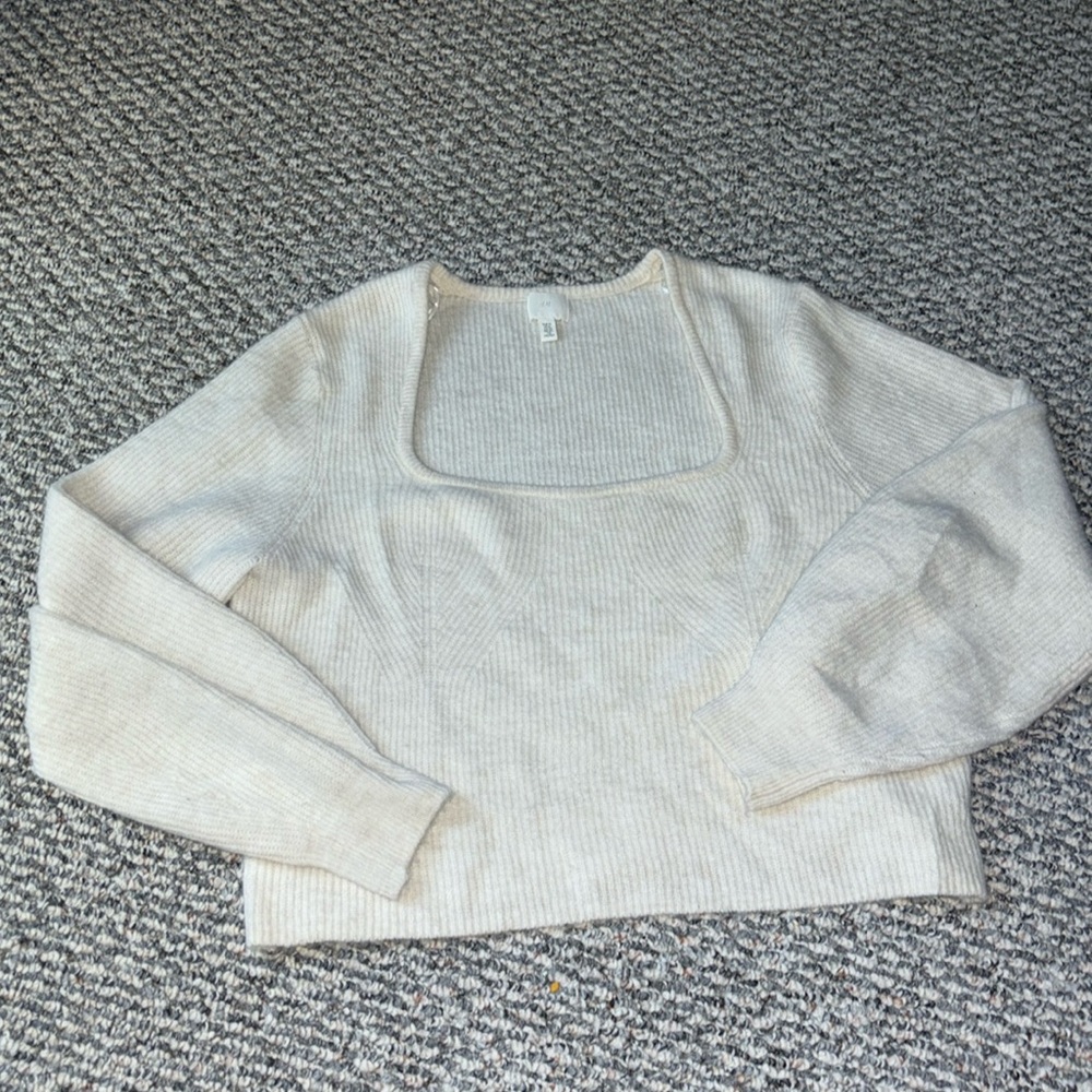 H&M Cream Sweater